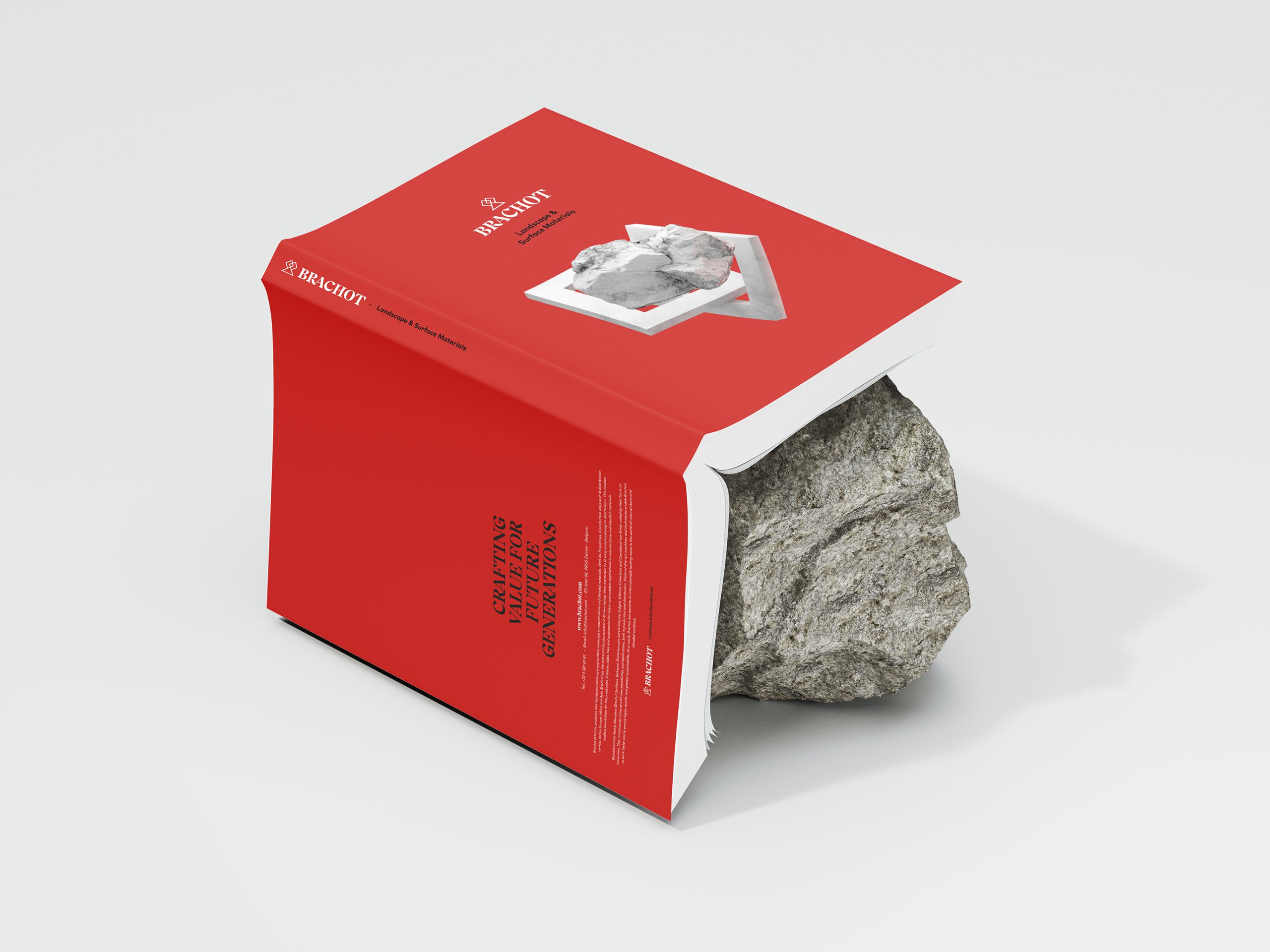 Brachot-Hermant branding - communicating a solidified family through a wide array of applications